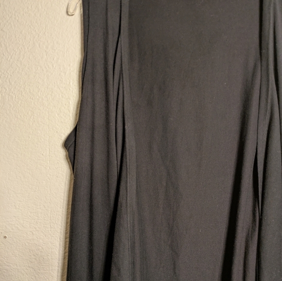 podum Black Sleeveless Cardigan Vest Size Xl Pre-owned - Picture 3 of 5